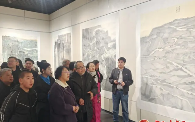 武威市青年画家2025国画油画创作展开展
