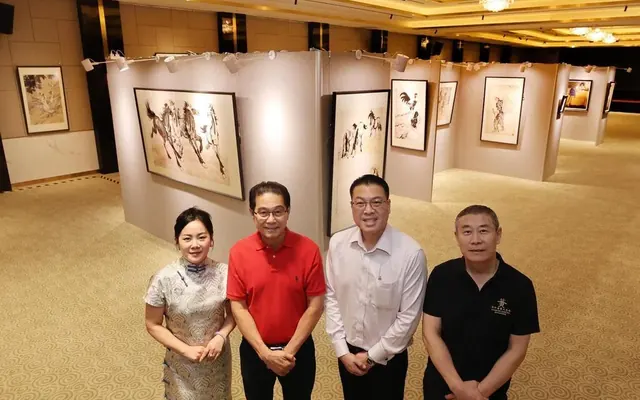 黄氏总会设徐悲鸿艺术馆 首展“万马奔腾江夏堂”展出80幅复刻画