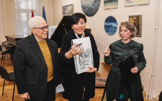 “波罗的海音画雅集”展览在拉脱维亚里加开幕