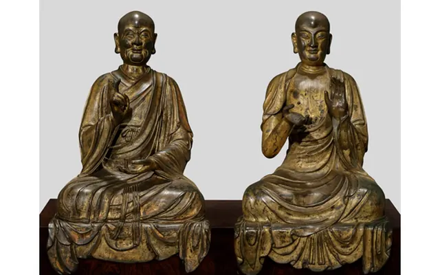 明初鎏金銅羅漢像一對领衔重要中国瓷器及工艺精品春季拍卖同场呈献横跨商代至清代的非凡珍品