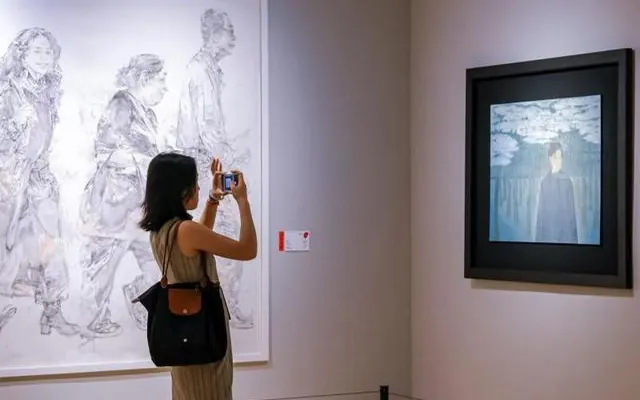 青年笔墨绘时代新象，全国大学生中国画展央美启幕