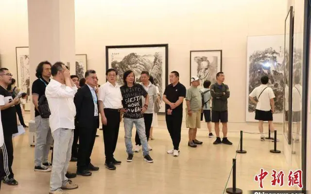 百余名家中国写意画作品汇集中国美术馆带观众共“畅神”