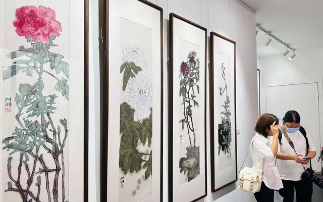 当代名家共绘牡丹展羊城开启