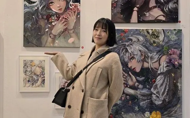 新锐作家Hong Mua 参加“2024 首尔艺术展”作品售罄- 阿视亚经济